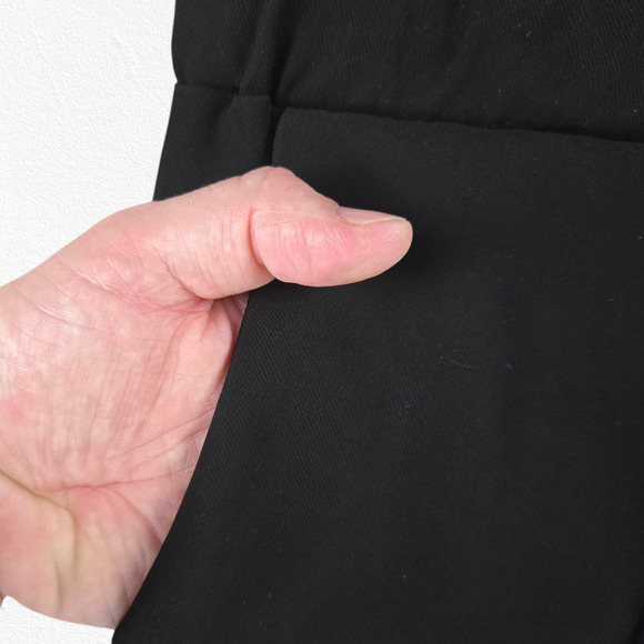 Drew Black V Neck Drawstring Waist Jumpsuit Spaghetti Strap Pockets Size Small - Picture 5 of 9